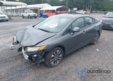 2013 Honda Civic Ex из США, поврежденный, VIN 19XFB2F86DE062366